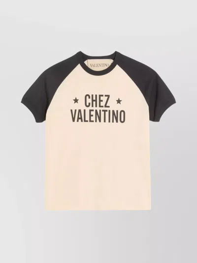 Valentino Men's T-shirt Chez In Neutral
