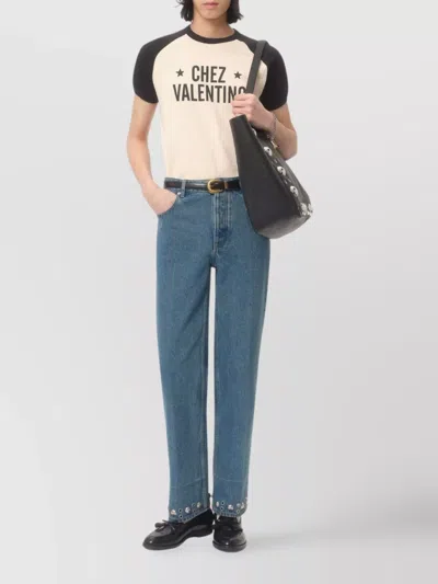 Valentino Men's T-shirt Chez In Neutral