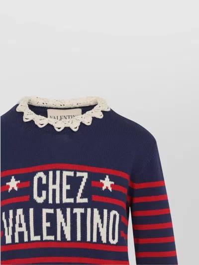 Valentino Women's Cotton Jersey | Size Small | 7b3kc67d9ke Color Bp3 In Multi