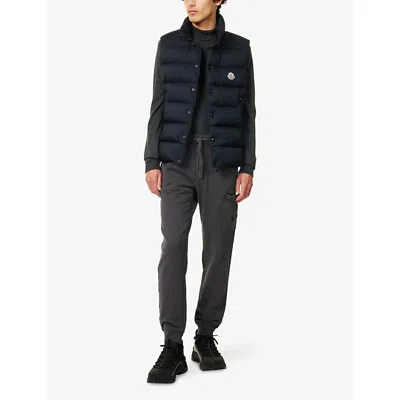 Moncler Tibb Down Gilet In Blue