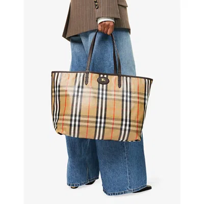 Burberry Beige Highlands Medium Tote Bag
