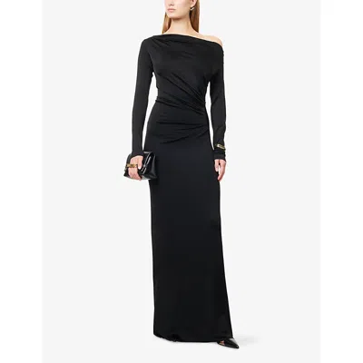 Victoria Beckham Midi Dress In Black