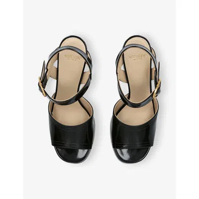 Valentino Fawcette Platform Sandal In Black