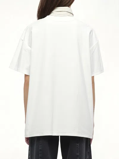 Maison Margiela Inverted Design Cotton Shirt In White