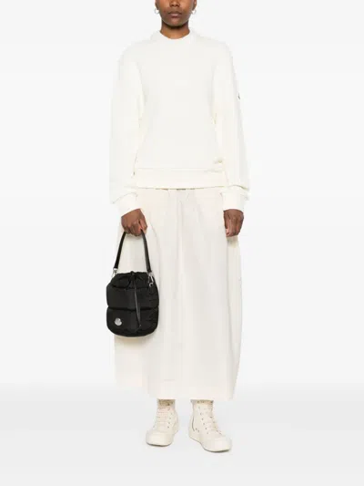 Moncler Caradoc Fabric Bucket Bag With Adjustable Strap In Black