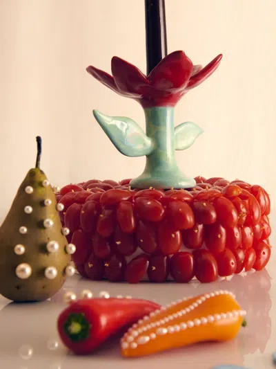 Laetitia Rouget Irina Candle Holder In Multi