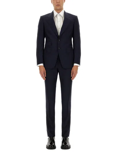 Tom Ford Shelton Two-piece Tailored Suit In Black
