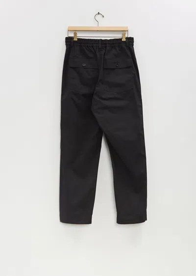 Sacai Cotton Nylon Oxford Pants In Black