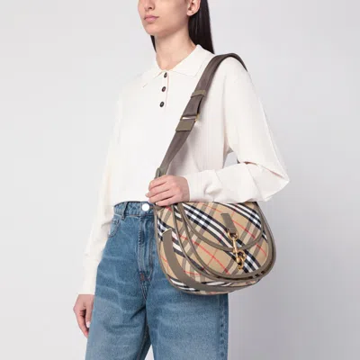 Burberry Beige B Clip Small Messenger Bag