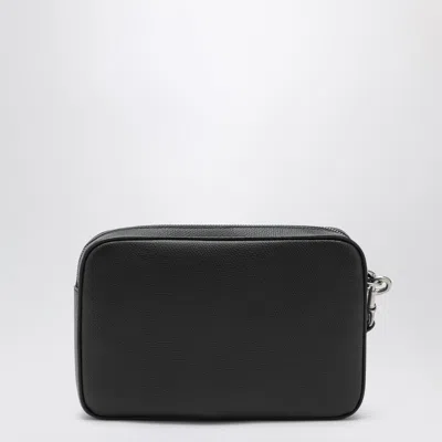 Valentino Vlogo Signature Clutch Black In Grained Calfskin