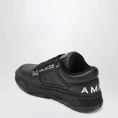 Amiri Black Sneakers With Logo Patch On The Side And Logo Lettering On The Rear In Leather Man In Black