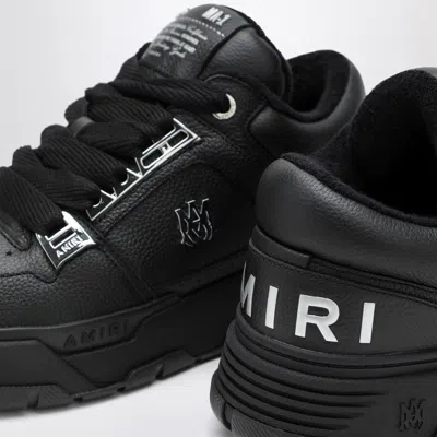 Amiri Black Sneakers With Logo Patch On The Side And Logo Lettering On The Rear In Leather Man In Black