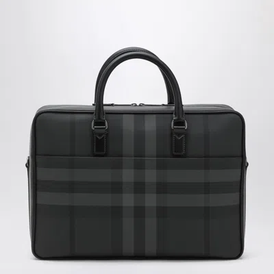 Burberry Ainsworth Document Bag In Charcoal Colour