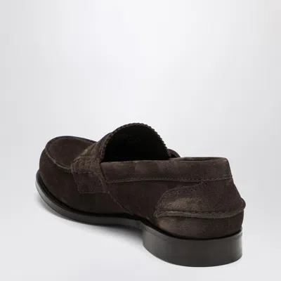 Church's Brown Pembrey Moccasin In Suede In Brown