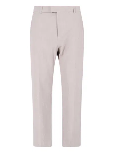 Represent Beige Tailored Pants With Medium Waist In Pink