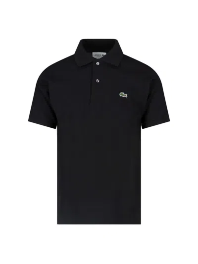 Lacoste Classic Fit Original L.12.12 Polo Clothing In Black