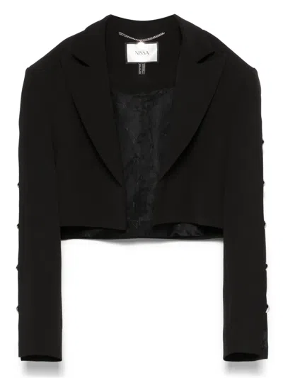 晶饰短款西装夹克