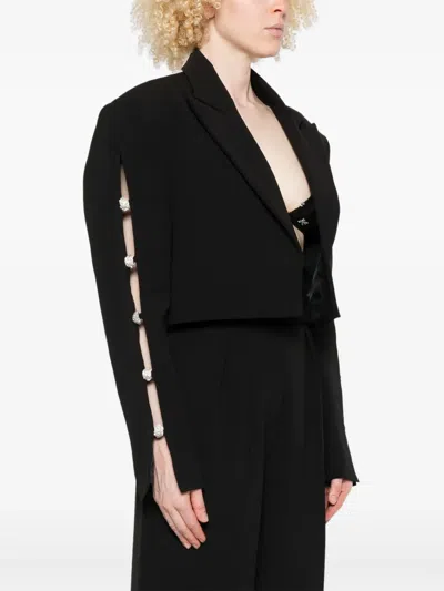 晶饰短款西装夹克