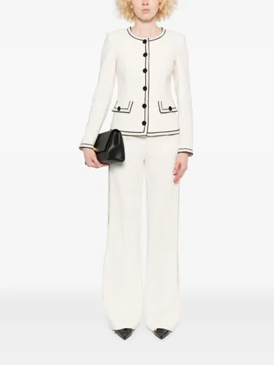 Nissa Single-breasted Suit Jacket In Neutral