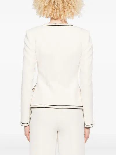 Nissa Single-breasted Suit Jacket In Neutral