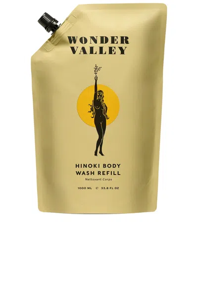 Wonder Valley Hinoki Body Wash Refill 1l In Transparent