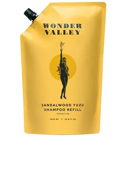 Wonder Valley Sandalwood Yuzu Shampoo Refill 1l In Transparent