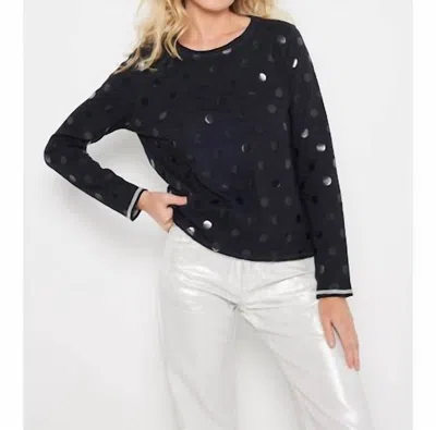 Lisa Todd Spotted Top In Black