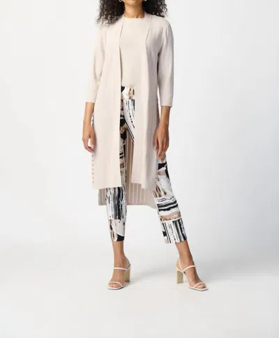 Joseph Ribkoff Longline Cardigan In Moonstone