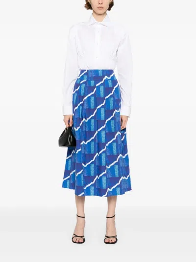 Agnès B. Graphic-print Skirt