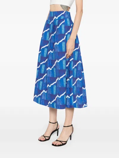 Agnès B. Graphic-print Skirt