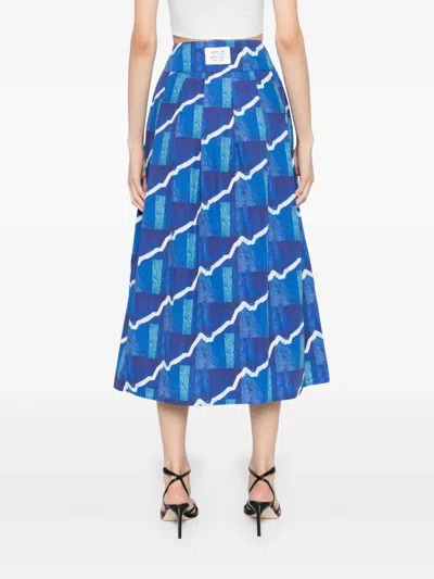 Agnès B. Graphic-print Skirt