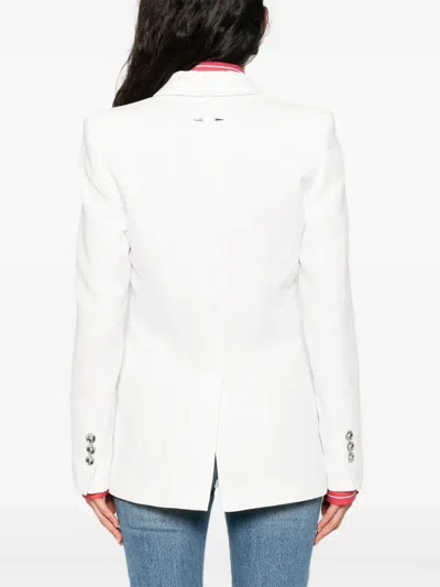 Barbara Bui Zip-up Sleeve Blazer In White