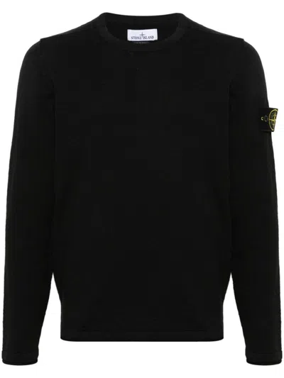 Stone Island Cotton Sweatshirt With Removable Logo Patch