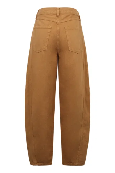 Frame Denim Trousers With Belt Loops