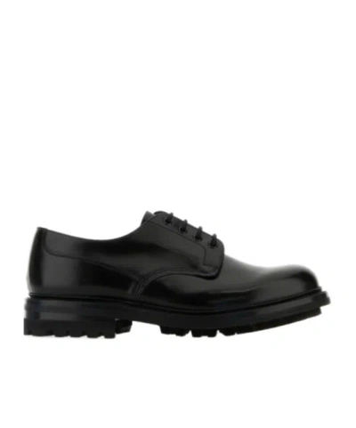 Church's Mc Neil Lw Chunky Sole Lace-up Shoes In Black