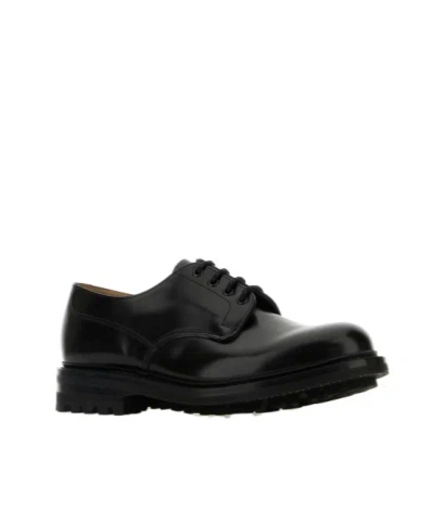 Church's Mc Neil Lw Chunky Sole Lace-up Shoes In Black