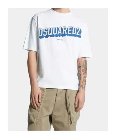 Dsquared2 Logo-print Oversized T-shirt In White