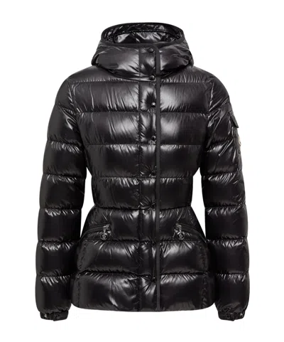 Moncler Barante Short Down Jacket With Hood In Black
