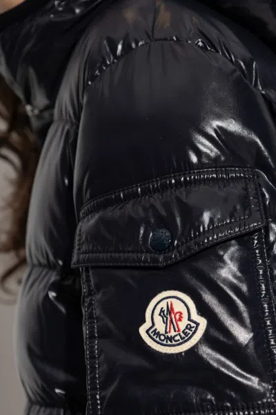 Moncler Suyen Leger Nylon Down Jacket In Black