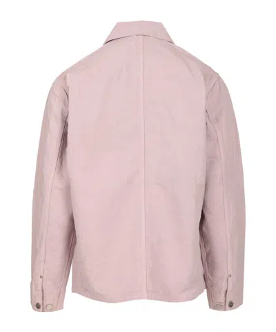 Carhartt Chore Coat With Chest And Front Pockets In Pink