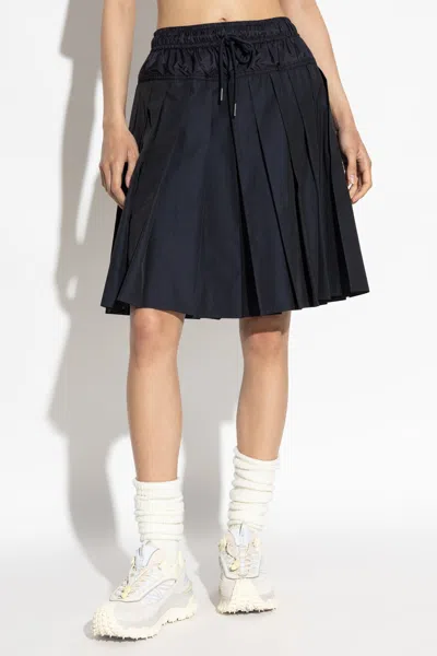Moncler Elastic Waistband Pleated Skirt