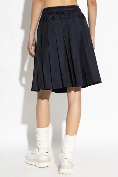 Moncler Elastic Waistband Pleated Skirt