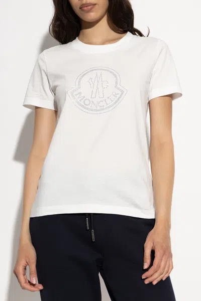 Moncler Crew Neck T-shirt In White