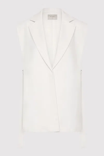 St Agni Tie-side Wool-blend Twill Vest