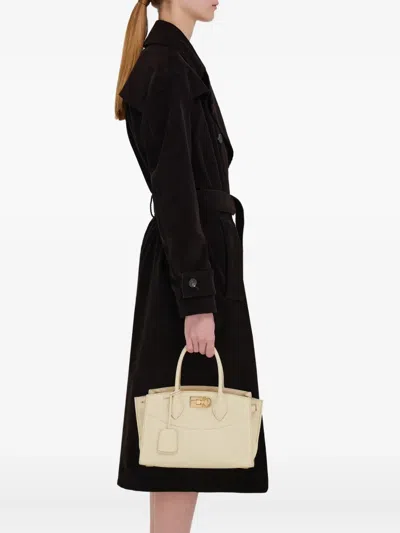 Ferragamo Studio Medium Soft Leather Bag In Brown