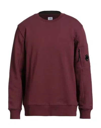 C.p. Company C. P. Company Man Sweatshirt Burgundy Size 3xl Cotton