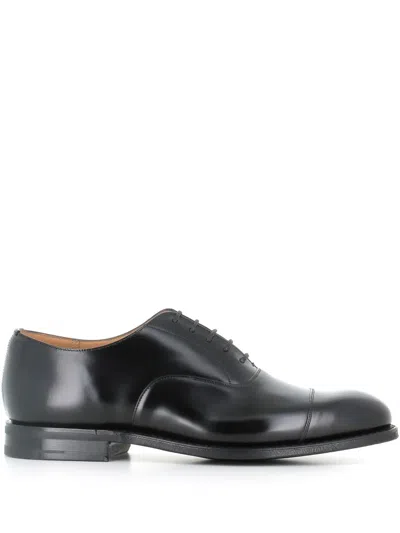 Church's Polished Leather Lace-up Shoes In Black
