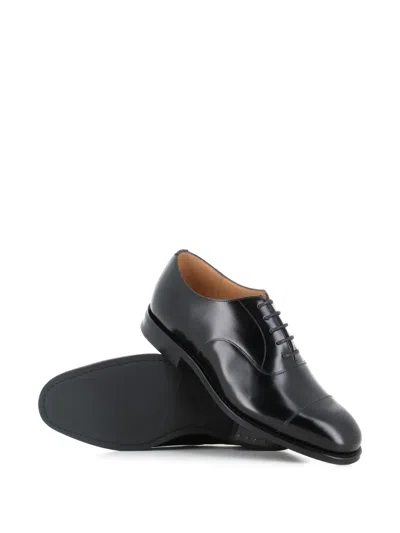 Church's Polished Leather Lace-up Shoes In Black