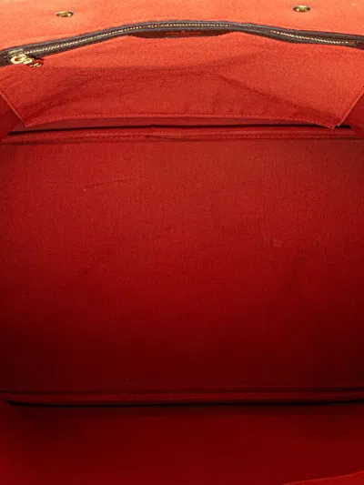 Pre-owned Louis Vuitton 2004 Damier Ebene Greenwich Pm Travel Bag