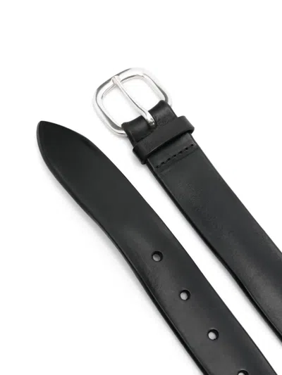 Orciani Leather Belt In Black